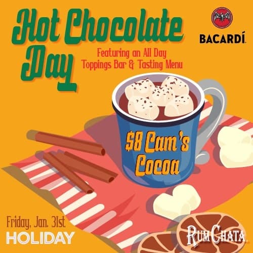 holiday hot chocolate day HOLIDAY ATL