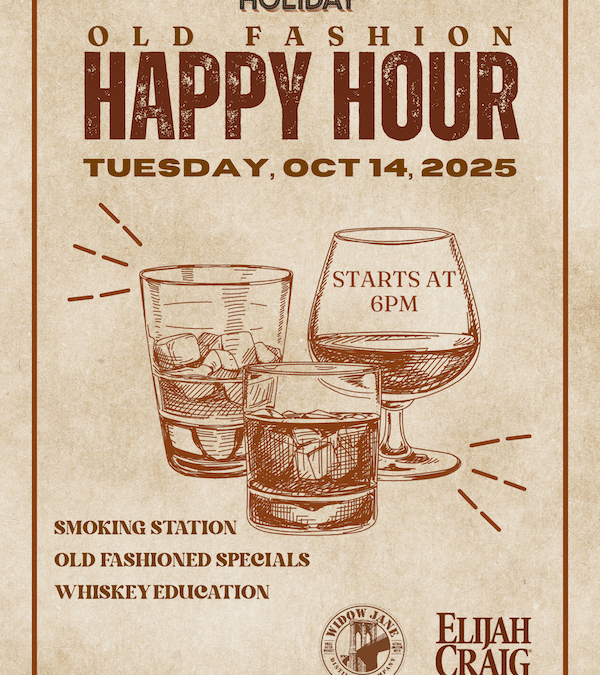 Old Fashion Happy Hour – Cocktail Class